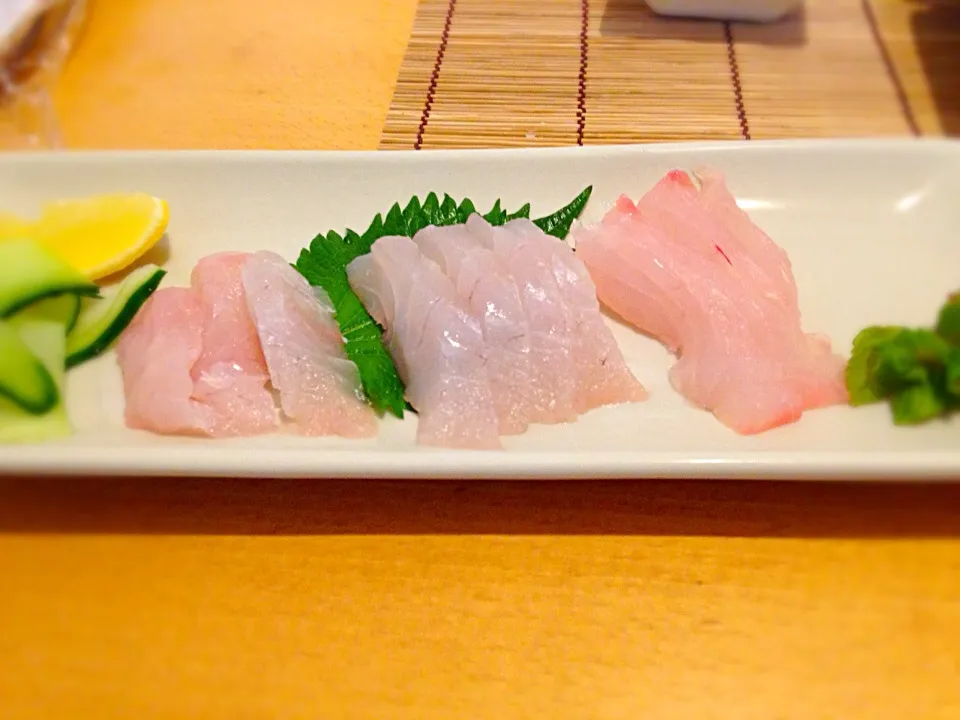 釣魚料理  鯛のお刺身|シンリーさん