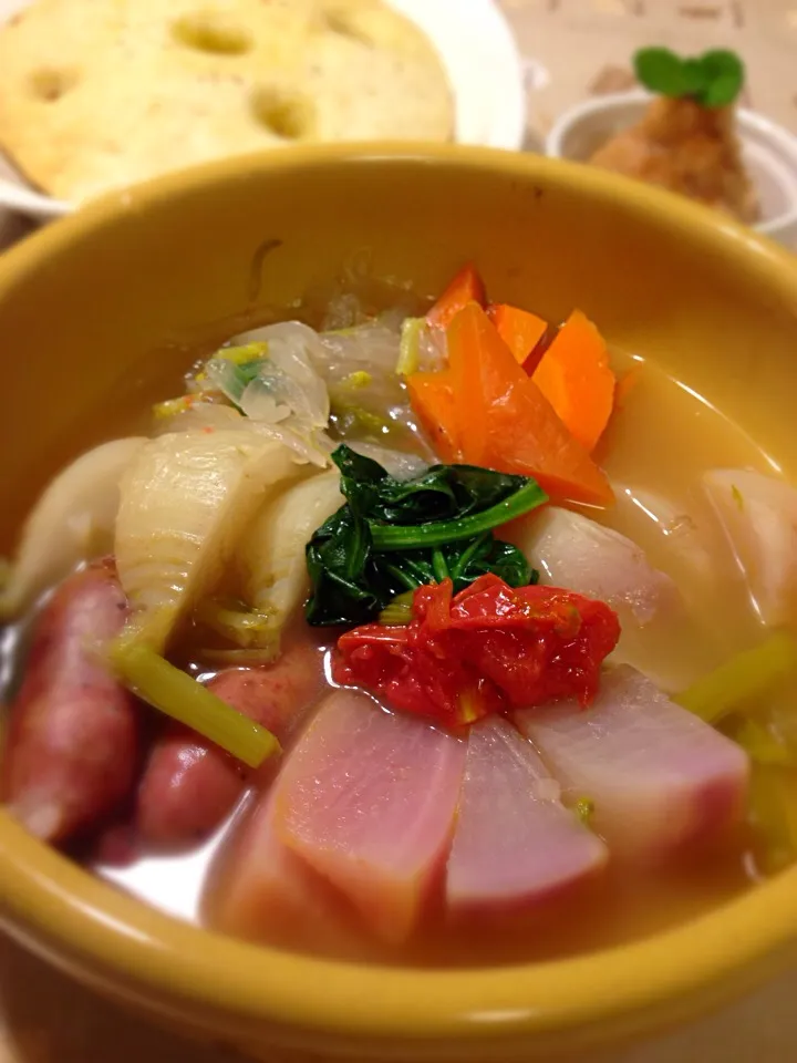 Snapdishの料理写真:湘南野菜のポトフ|Casa de fraterさん