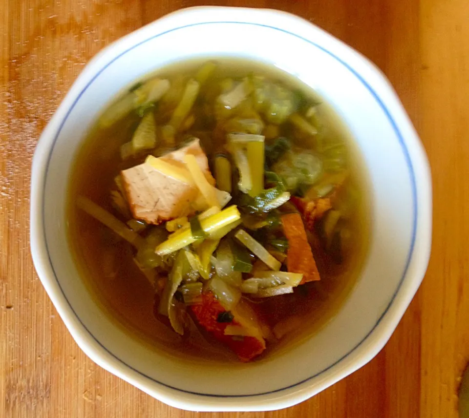 Vegetable soup with smoked tofu|Generaalさん