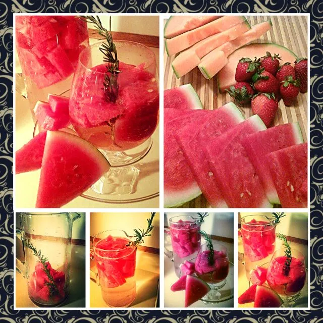 Watermelon with rosemary/ water|A Laverne Andrewsさん