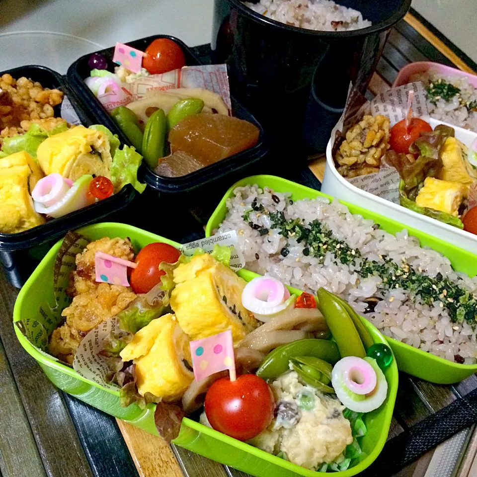 Snapdishの料理写真:2014.5.15のお弁当(^^)|meguさん