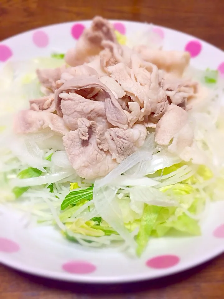 Snapdishの料理写真:冷しゃぶ|ちろるさん