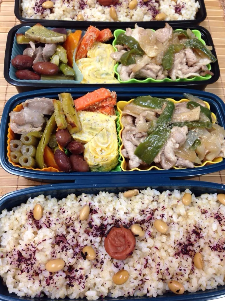 旦那さん&息子のお弁当|きよさん