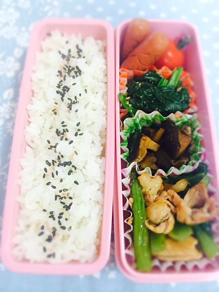 今日のお弁当♡色合い微妙|ゆかさん