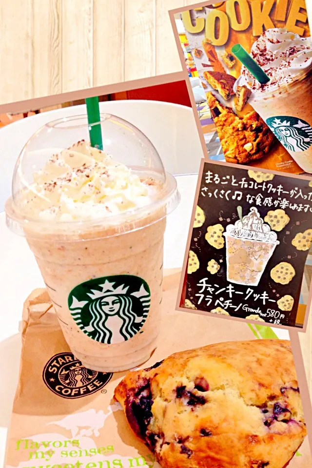 Snapdishの料理写真:スタバ/チャンキークッキーフラペチーノ|しおりさん