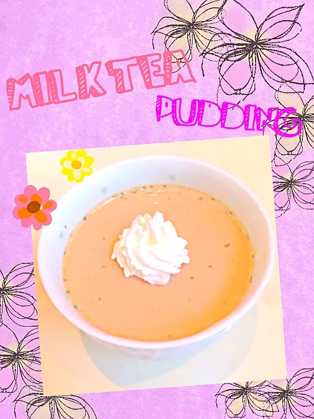 Snapdishの料理写真:milktea pudding|Moenoさん