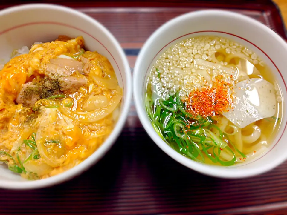 ミニ親子丼+小うどんセット|Kunisanoさん