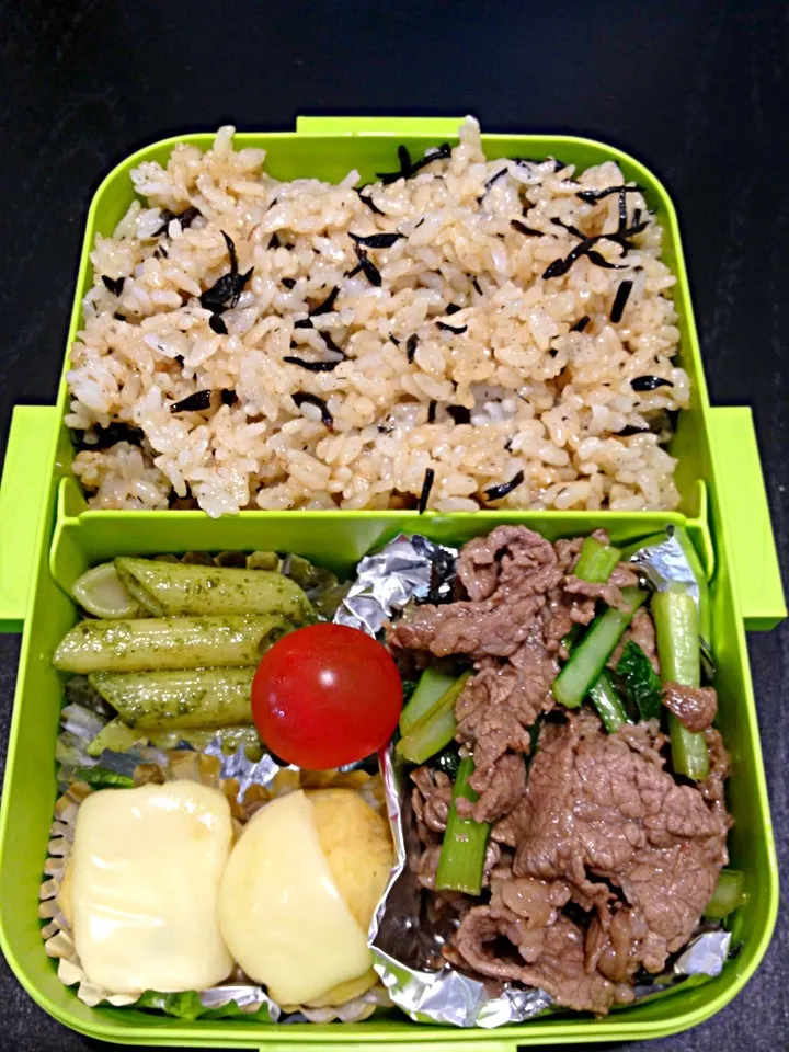 Snapdishの料理写真:中学男子弁当|NICOさん