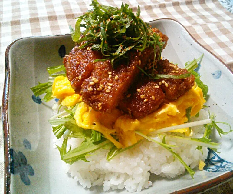 5/16　lunch用ソースカツ丼|ゆっこさん