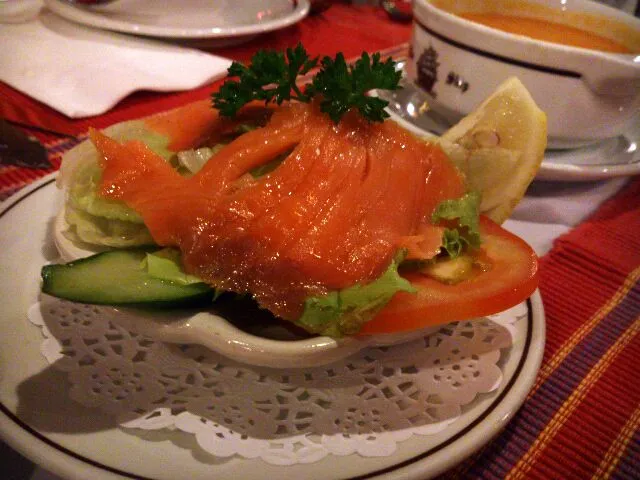 salmon salad|mandychiaさん