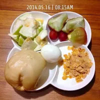 Snapdishの料理写真:Mini breakfast set May.16|starspotさん