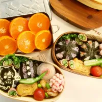 Snapdishの料理写真:親子遠足のお弁当|ナツさん