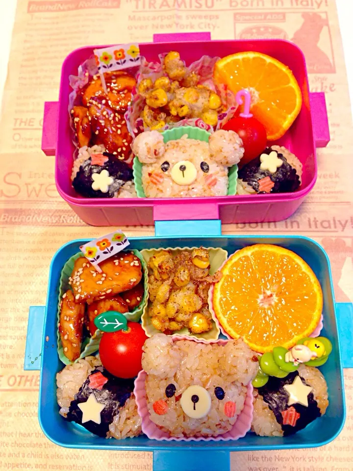 Snapdishの料理写真:くまちゃん弁当。|yukiさん