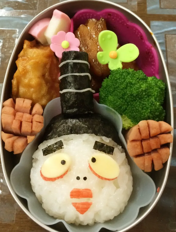 Snapdishの料理写真:ばかとの おべんとう。。。today Baka tono obento for my son .|Yulia Haradaさん