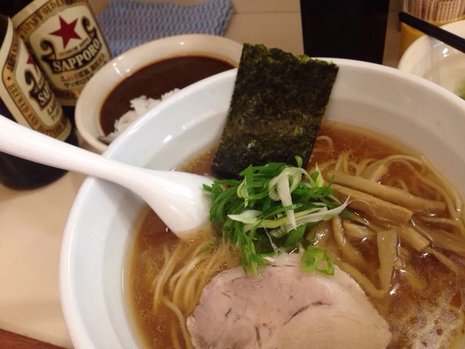 醤油ラーメン(白湯麺)+ミニカレー|sunさん