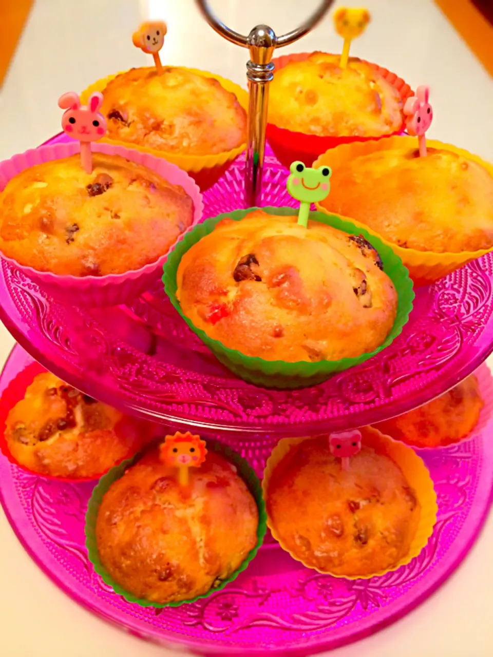 fruit granola yougurt muffin|mommy louさん