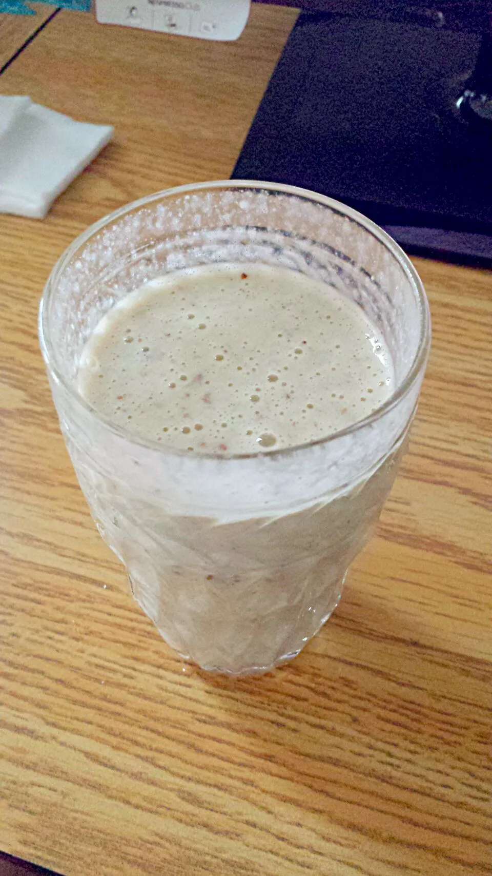 banana milk with whey.|Skyさん