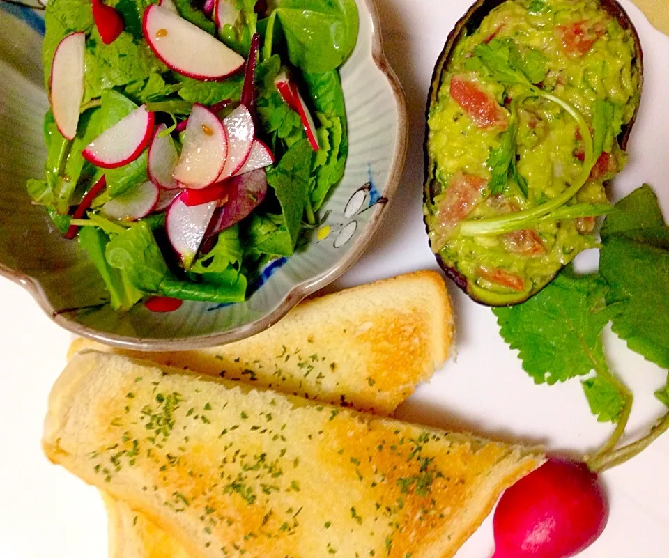 Midnight snack#Guacamole Sandwich|Ederさん