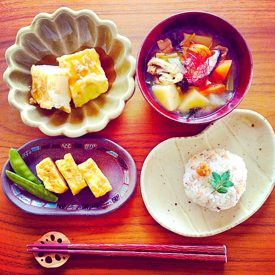 朝ごはん〜♪|@chieko_tanabe_さん