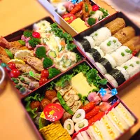 Snapdishの料理写真:2014中学校運動会🍴家族用お弁当🎵