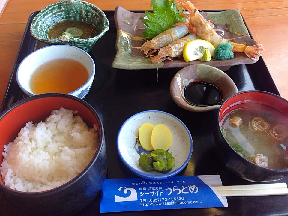 猛者海老定食|はちすさん