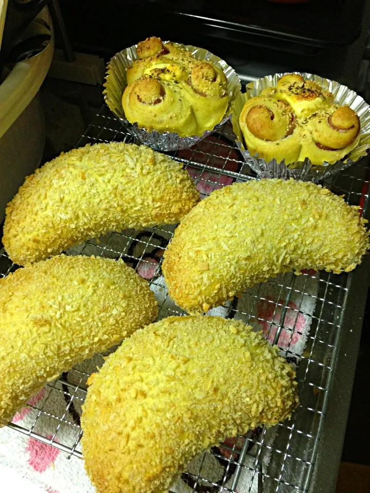 あこ酵母 焼きカレーパン カレーハムロール|はるかさん