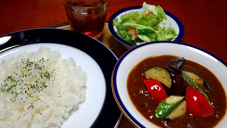 レトルトカレーde夏野菜カレー|ｋｚｓｙｋさん