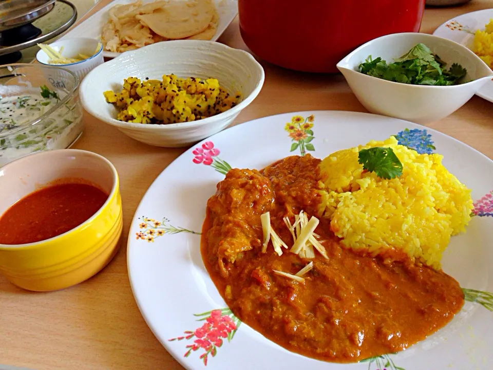 チキンカレー、他インド料理！|ぱぷりこさん