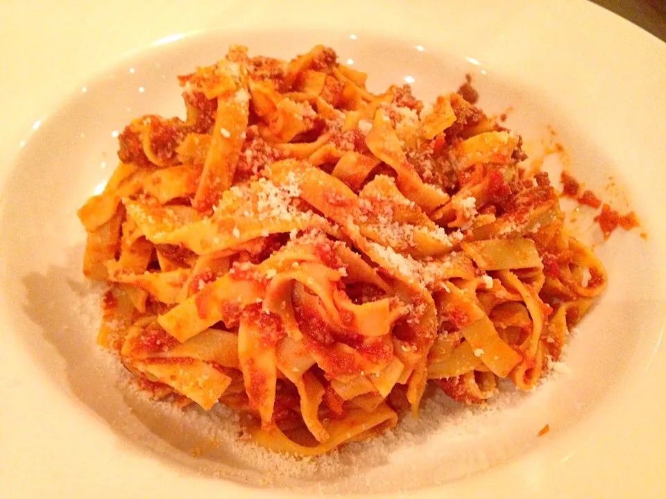 Homemade tagliatelle in wild boar ragout|Obeoom Jumsai Na Ayudhyaさん