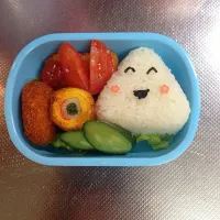 Snapdishの料理写真:Cute onigiri bento|石川美幸さん