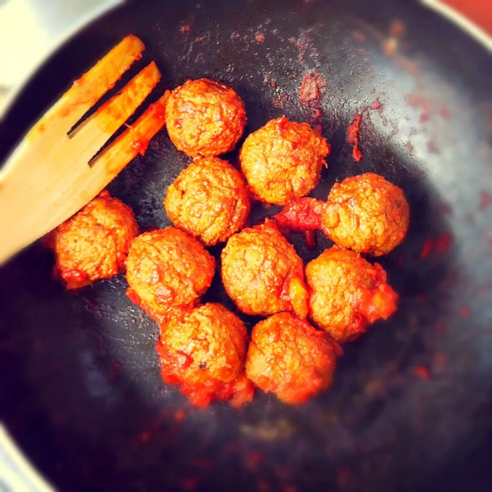 Soya meatballs & Tomatoes|Stefan Labuschagneさん