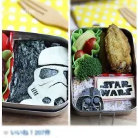 Snapdishの料理写真:作って見たい :)))) スターWARS弁当✨|Kayさん