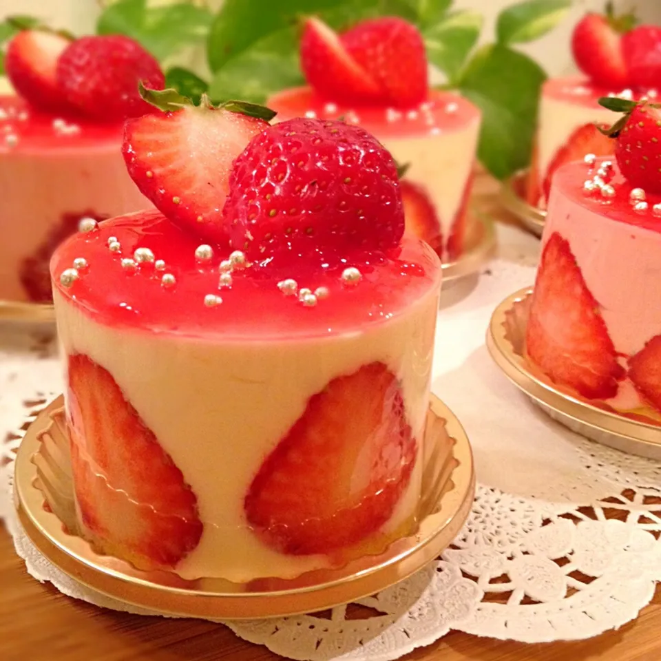 いちごのチーズケーキ|izumi🍭さん