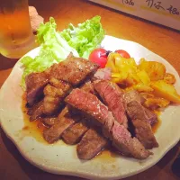 Snapdishの料理写真:ステーキ|DJ QUEさん