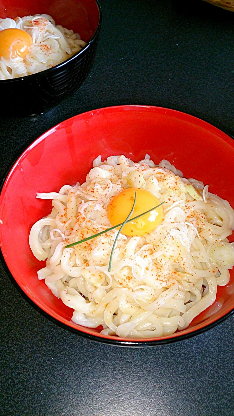 Snapdishの料理写真:手打ち釜玉うどん＼(^o^)／|MAdokaさん