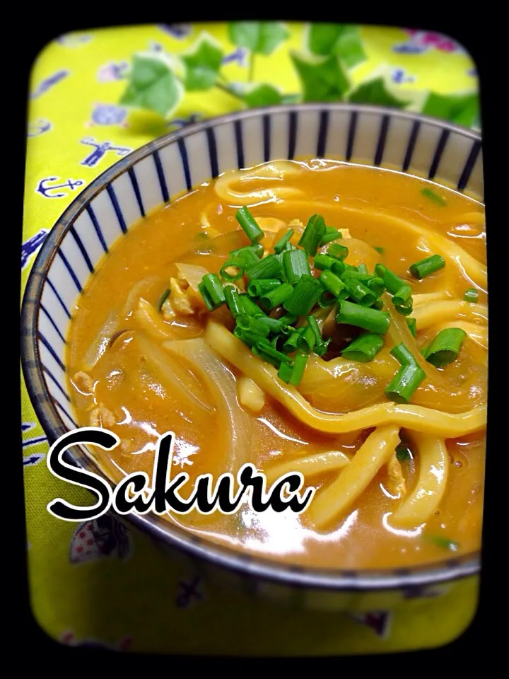 みったんさんの料理 長男くんが大好きなカレーうどん❤︎|さくちんさん