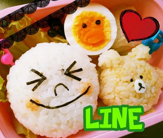 Snapdishの料理写真:簡単LINE弁当＊|のんのんさん