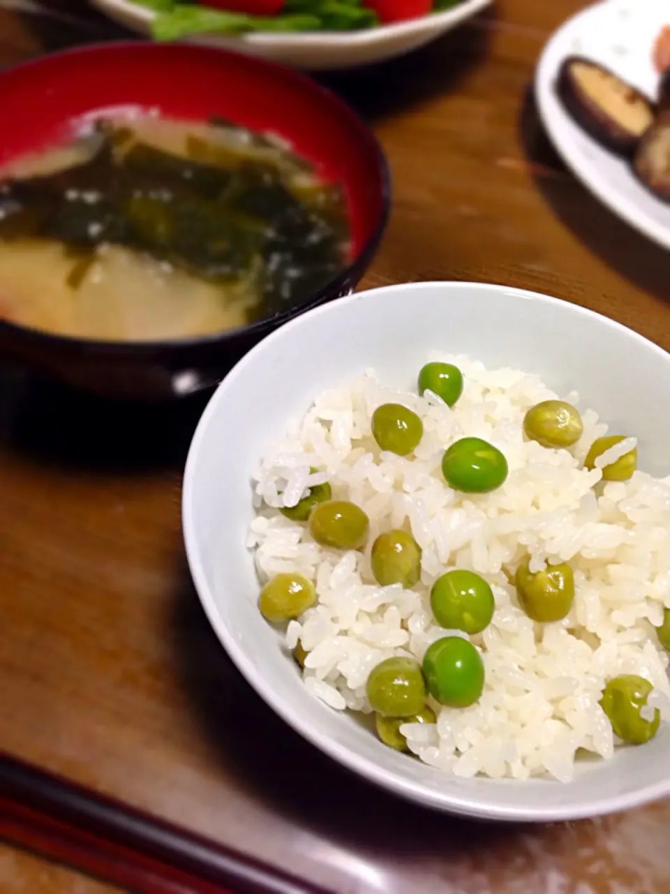 豆ご飯|さきさん