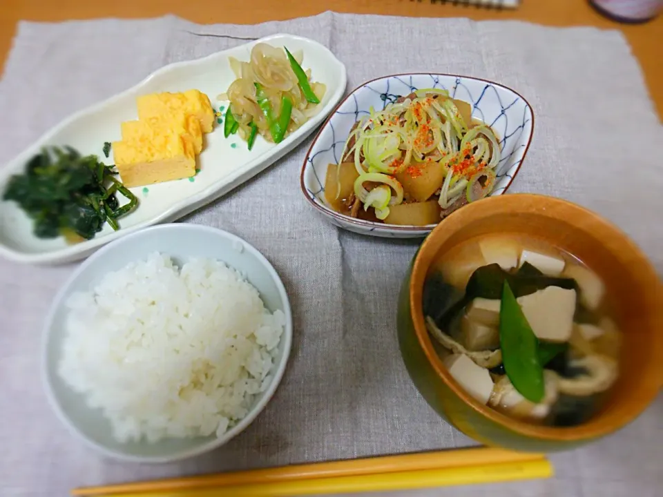 Snapdishの料理写真:晩ごはーんヾ(●´∇｀●)ﾉ|るみこさん