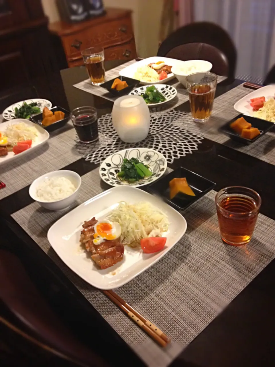 鶏の照り焼き|青い空さん