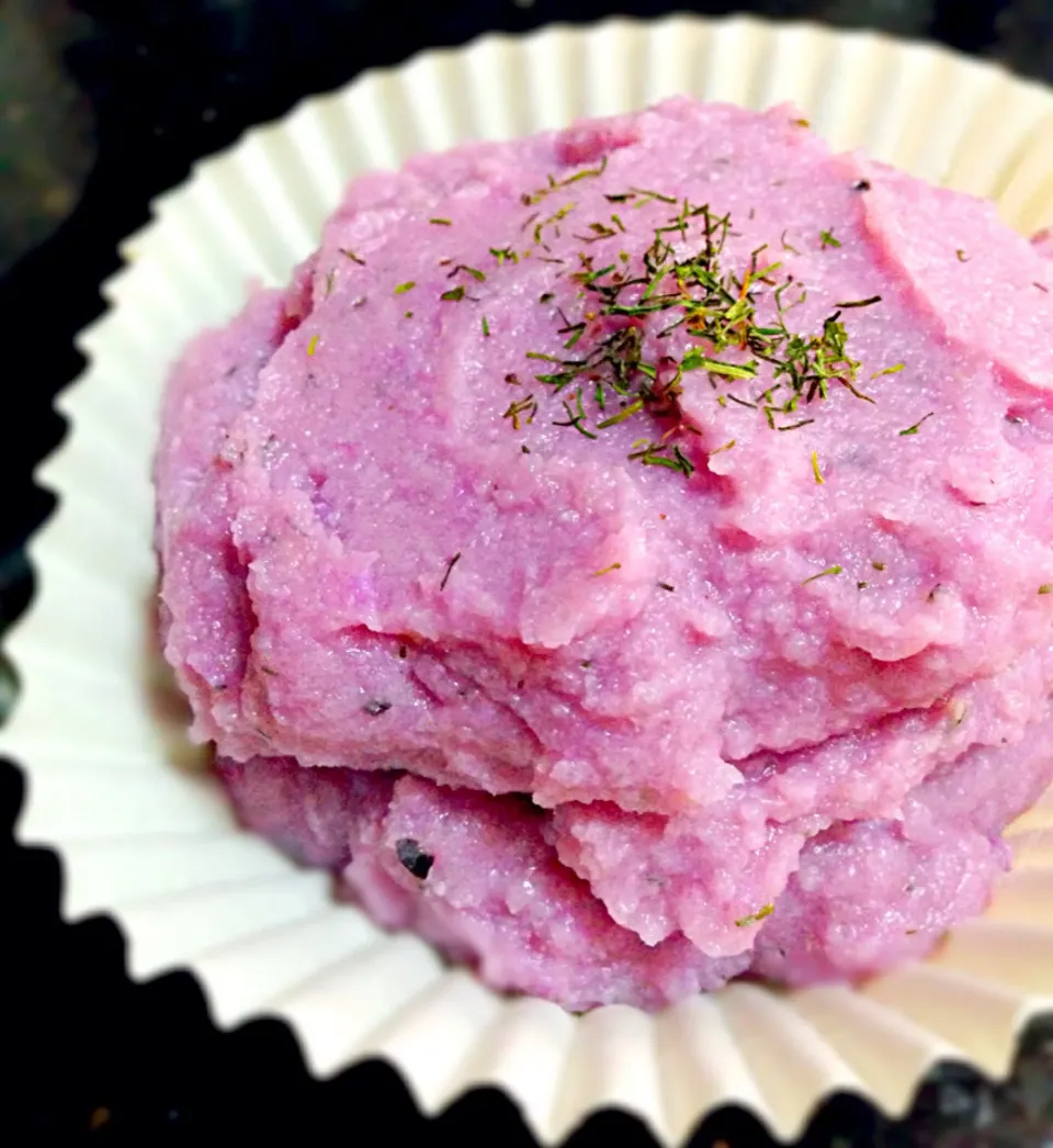 Cauliflower-purple sweet potato mash|coxiella24さん