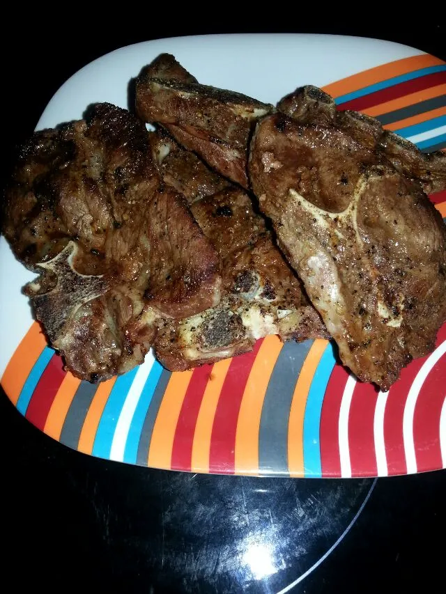 gRilled lamb chops.|Polly Gelfusoさん