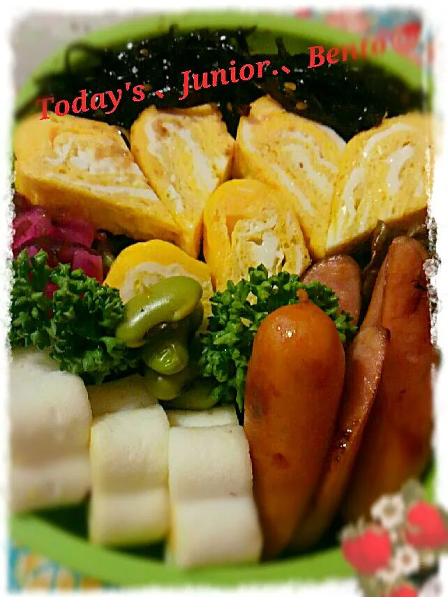 Snapdishの料理写真:Good Morning！(o‘∀‘o)b     Junior.Bento|kimikimi󾬍さん