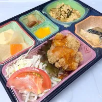 鶏の唐揚げ甘酢あんかけ 日替わり弁当 豊川市御油町の宅配弁当店|Kikuyo Kawazu4416さん