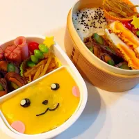 Snapdishの料理写真:パパと息子のお弁当