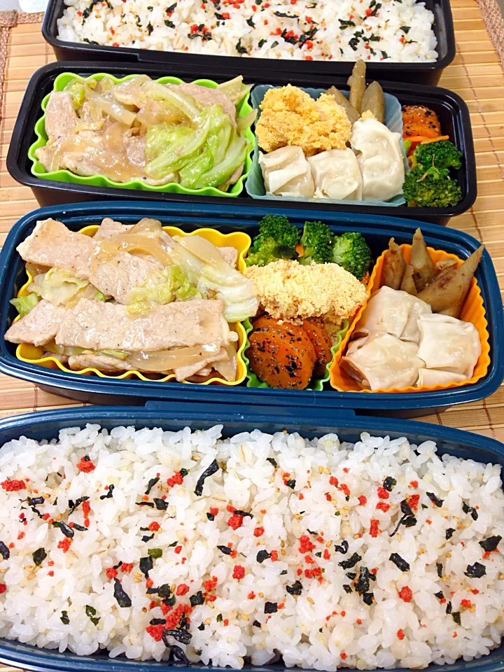 旦那さん&息子のお弁当|きよさん