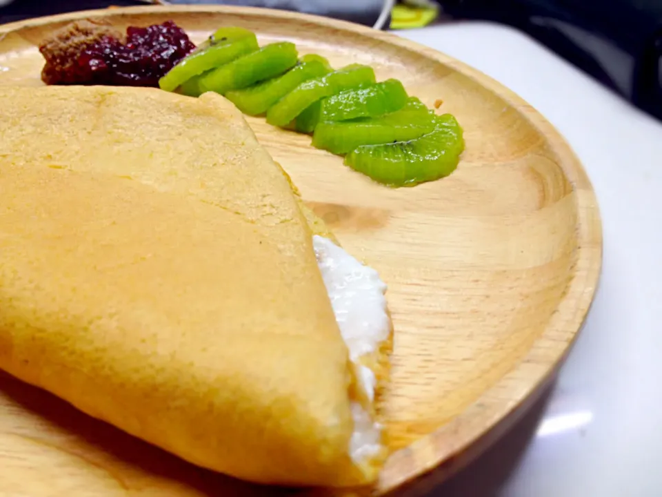 oat crepe with kiwi|Jubjanさん