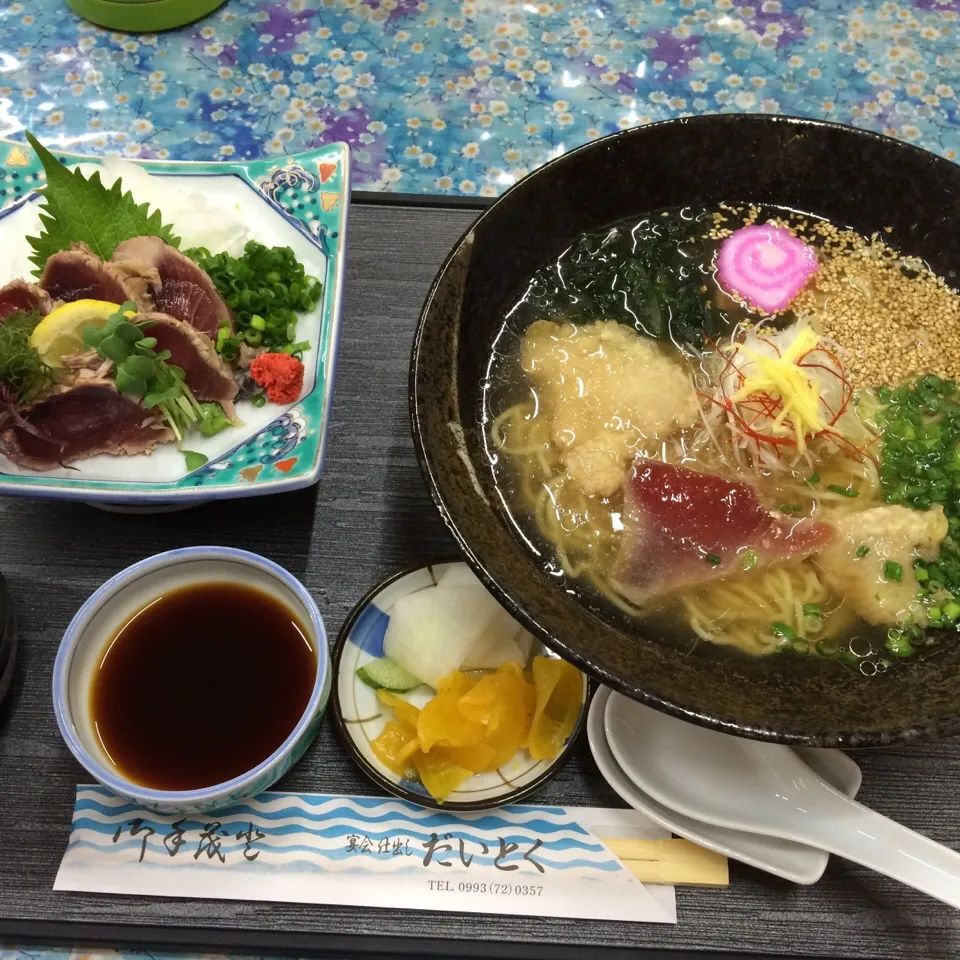 鹿児島県枕崎市、だいとくの、かつおラーメン|トモさん