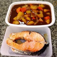 salmon japanese curry|Little Ovenさん