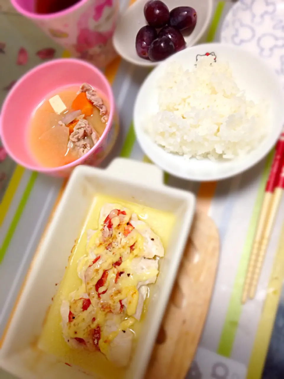 娘晩ご飯◡̈⃝|ゆあママさん